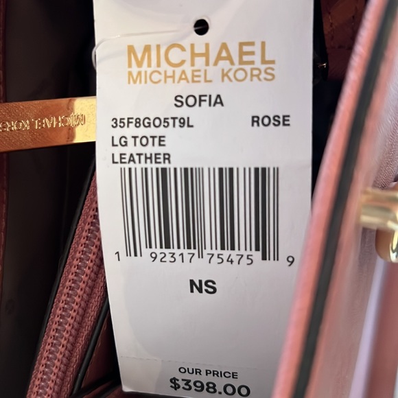 Michael Kors Sofia Large Saffiano Leather Tote NWT - Picture 6 of 6